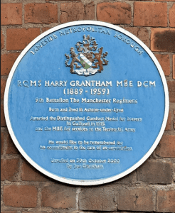 Harry Grantham Blue Plaque